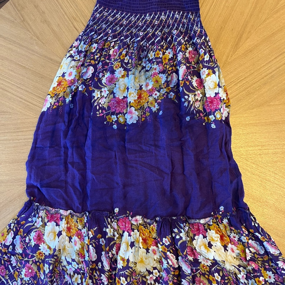Floral Purple Skirt